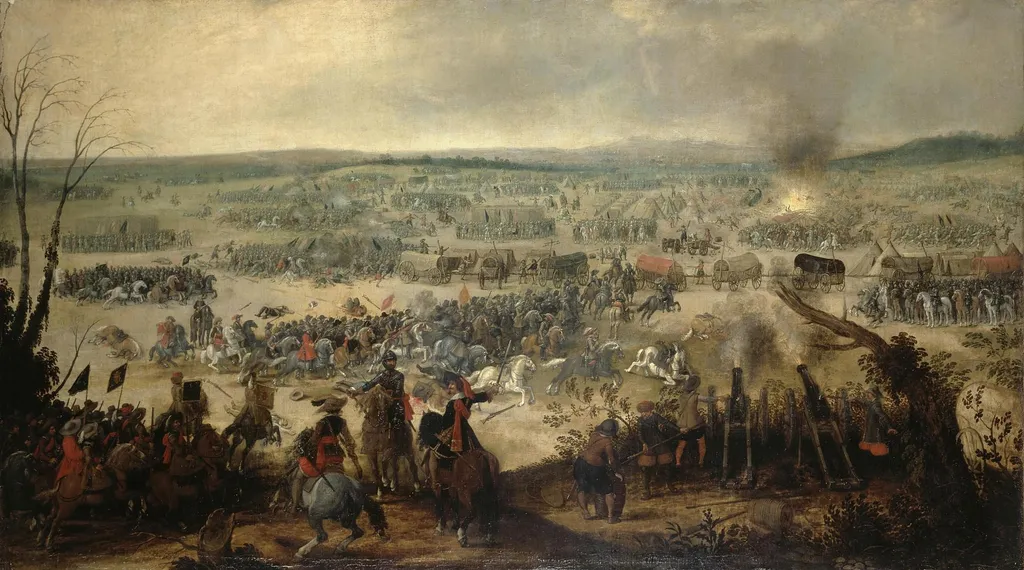 Battle of Vimpfen on 6 May 1622, by Sebastiaen Vrancx, oil, 1634