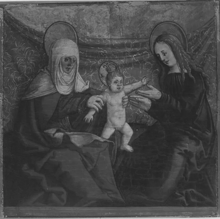 Madonna and Child with Saint Anne (The first step), by Sebastian Dayg, unspecified, 1512