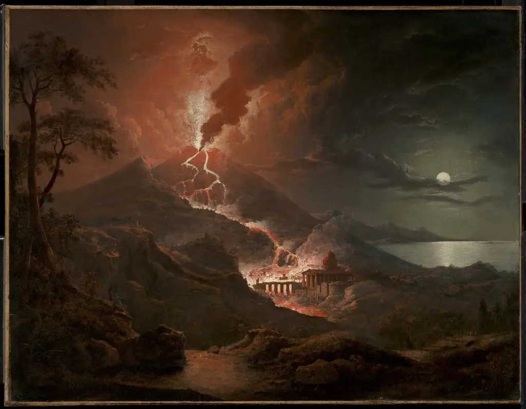 Eruption of Vesuvius with Destruction of a Roman City, by Sebastian Pether