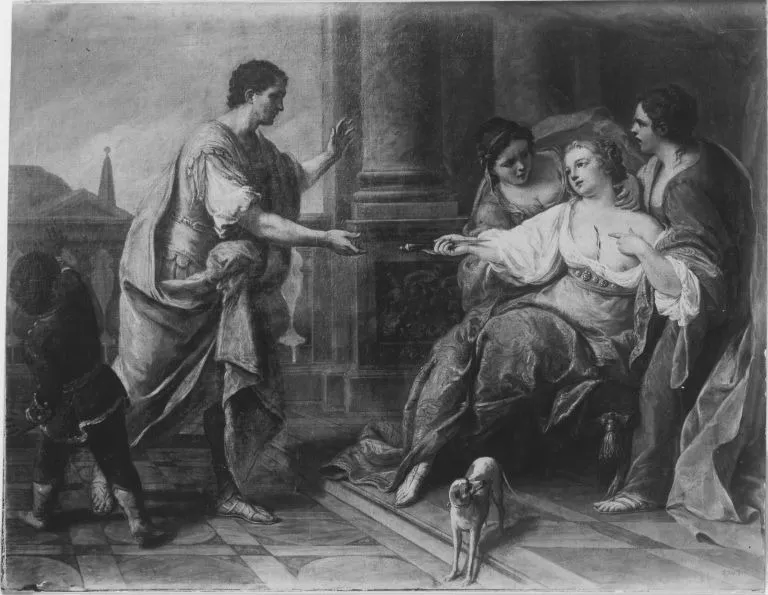 Lukretia und Collatinus, by Sebastiano Ceccarini, unspecified, 1743