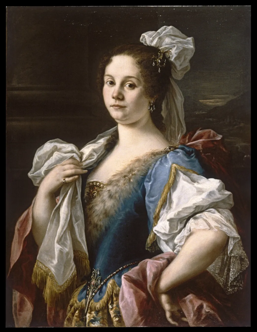 Portrait of a Noblewoman, by Sebastiano Ceccarini, oil, 1750