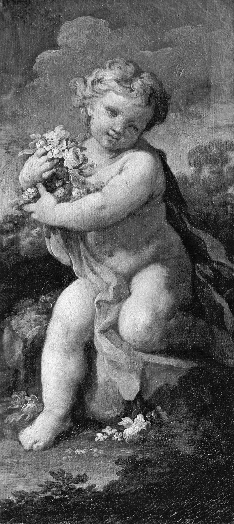 Allegory of Spring, by Sebastiano Conca, oil, 1720