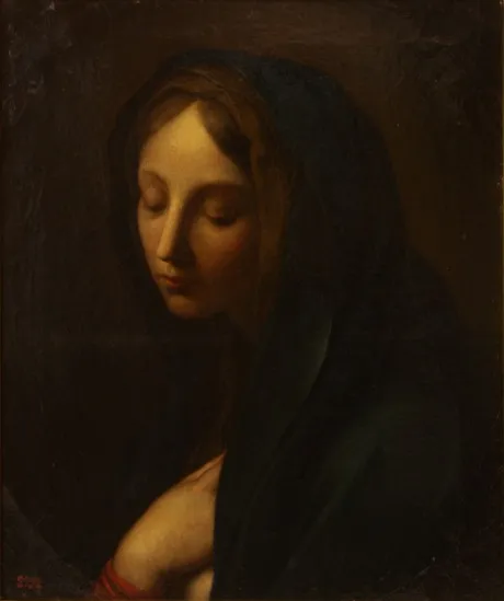Godmother, by Sebastiano Conca, oil, 1650