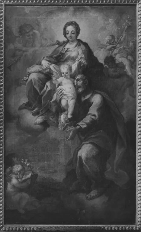 Madonna mit Josef, by Sebastiano Conca, unspecified, 1722