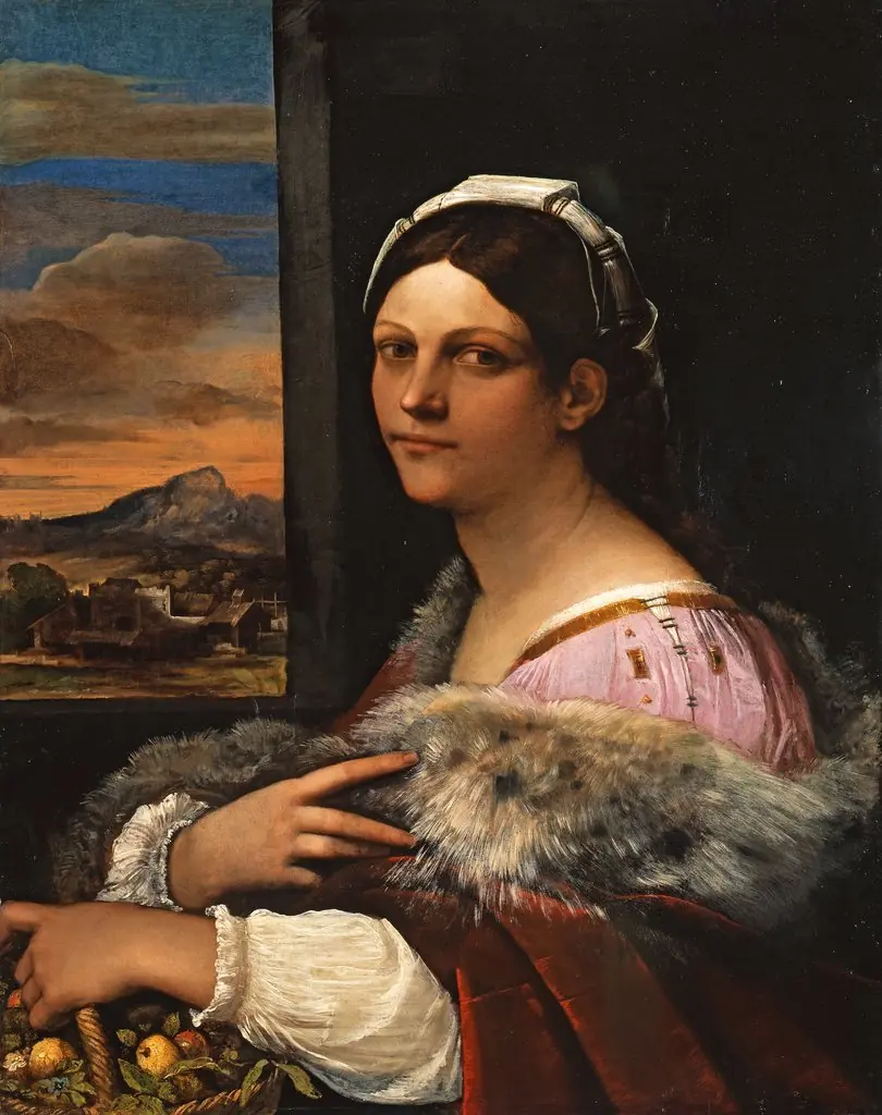 A Young Roman Woman, by Sebastiano del Piombo