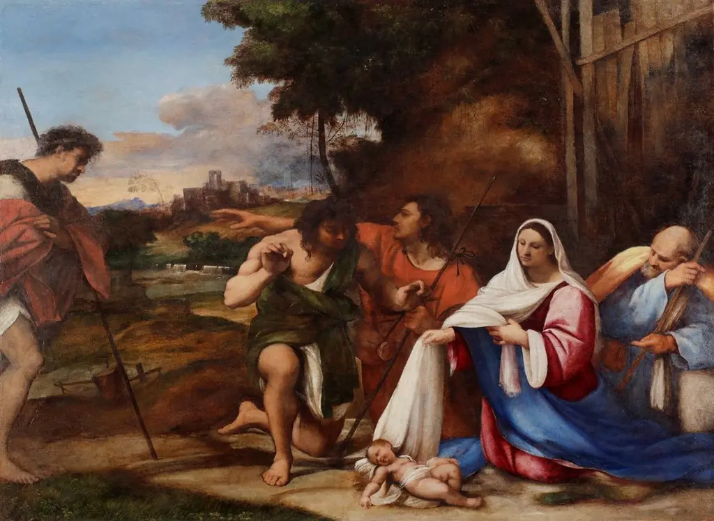 Adoration of the Shepherds, by Sebastiano del Piombo