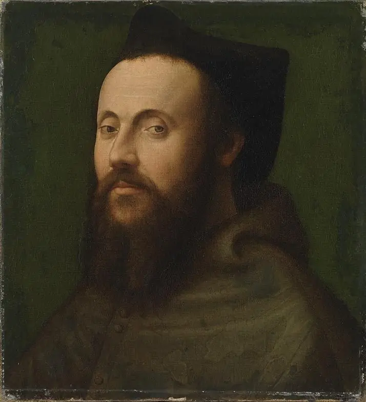 Brustbild eines Geistlichen, by Sebastiano del Piombo