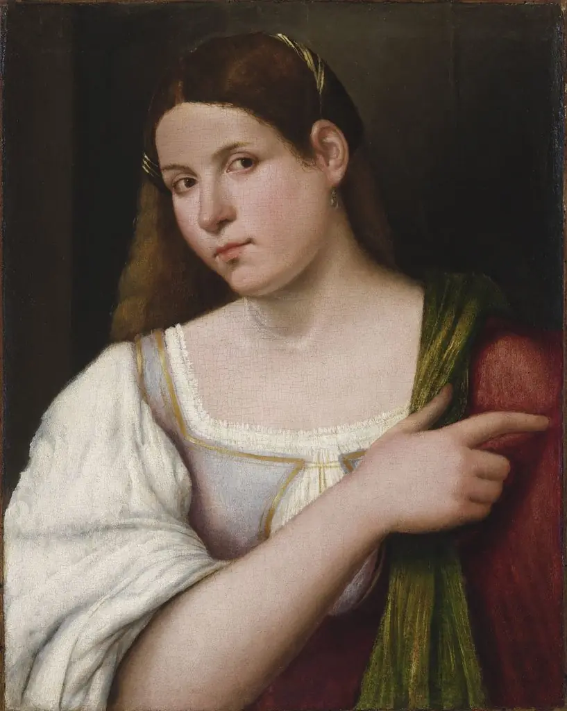 Portrait of a Girl, by Sebastiano del Piombo