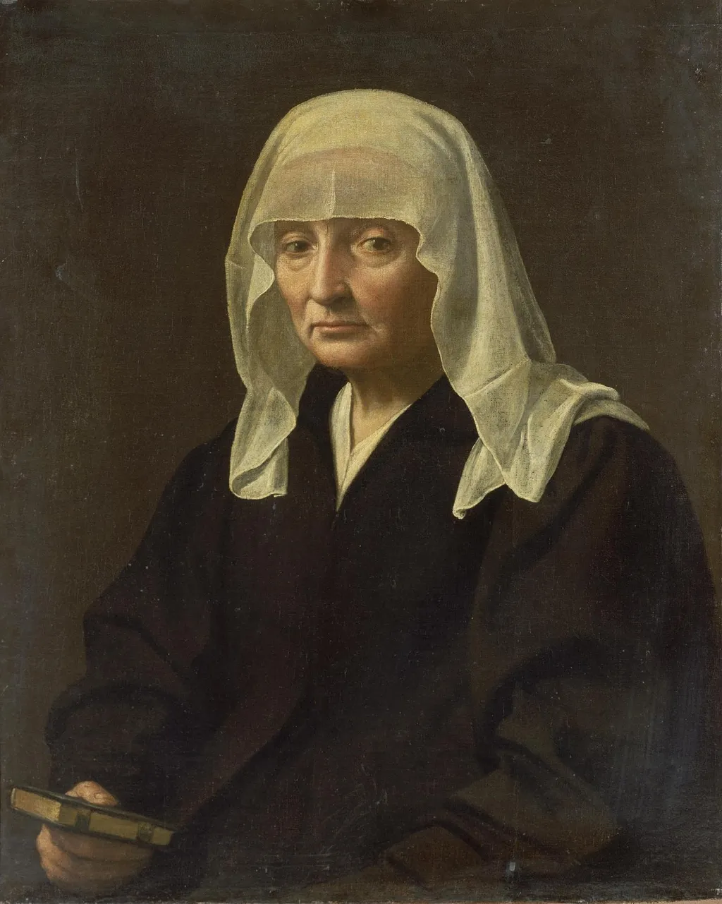 Portrait of an Old Woman, by Sebastiano del Piombo, oil, 1530