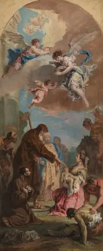 A Miracle of Saint Francis of Paola, by Sebastiano Ricci