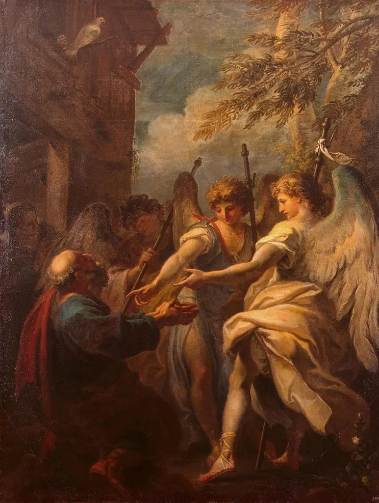 Abraham and the Angels, by Sebastiano Ricci