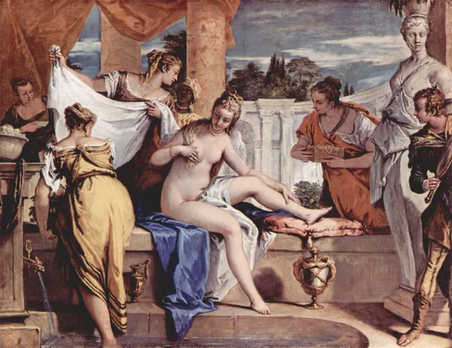 Bathsheba at her bath, by Sebastiano Ricci