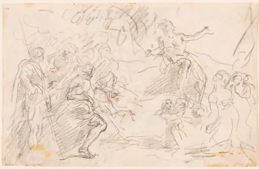 Biblical Scene [verso], by Sebastiano Ricci