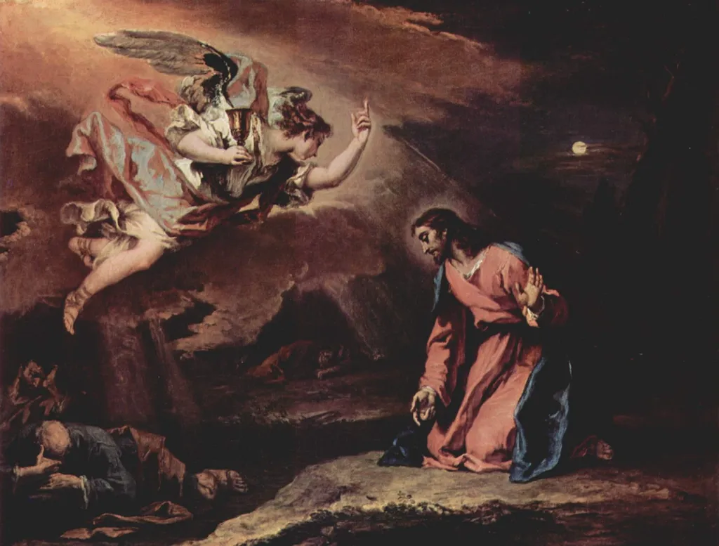 Christ on the Mount of Olives, by Sebastiano Ricci, oil, 1730