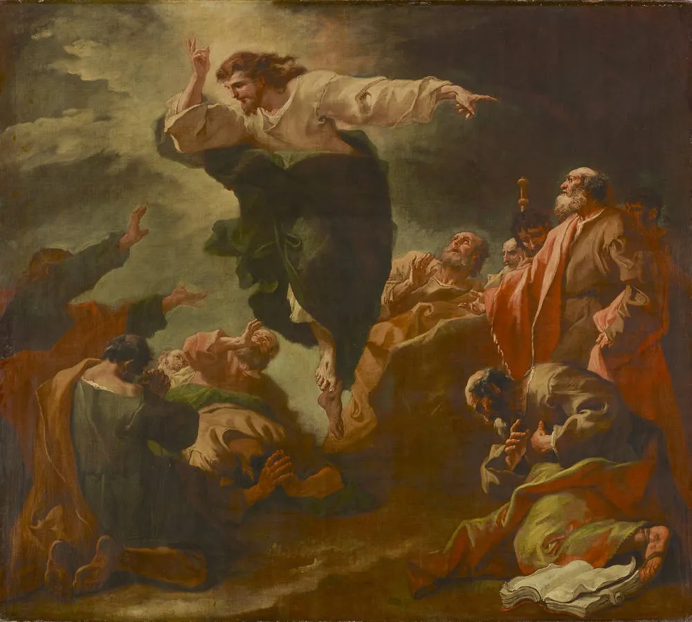 Christi Himmelfahrt, by Sebastiano Ricci, oil, 1702