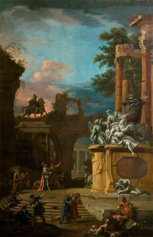 Imaginary Monument to William Cavendish (1640–1707), 1st Duke of Devonshire, by Sebastiano Ricci