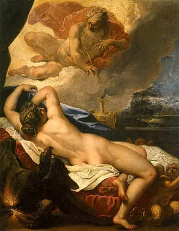 Jupiter and Semele, by Sebastiano Ricci