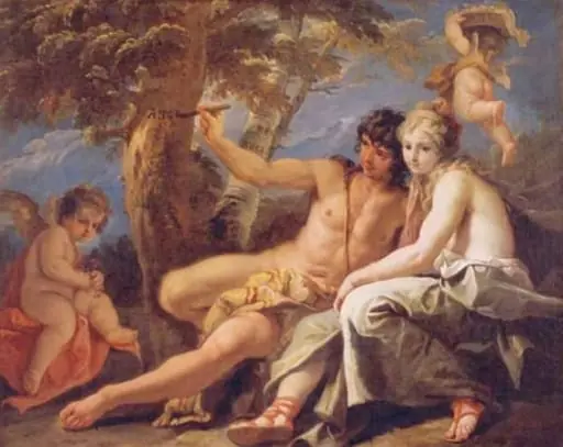 Medor și Angelica, by Sebastiano Ricci