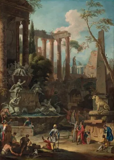 Memorial to Admiral Sir Clowdisley Shovell, by Sebastiano Ricci