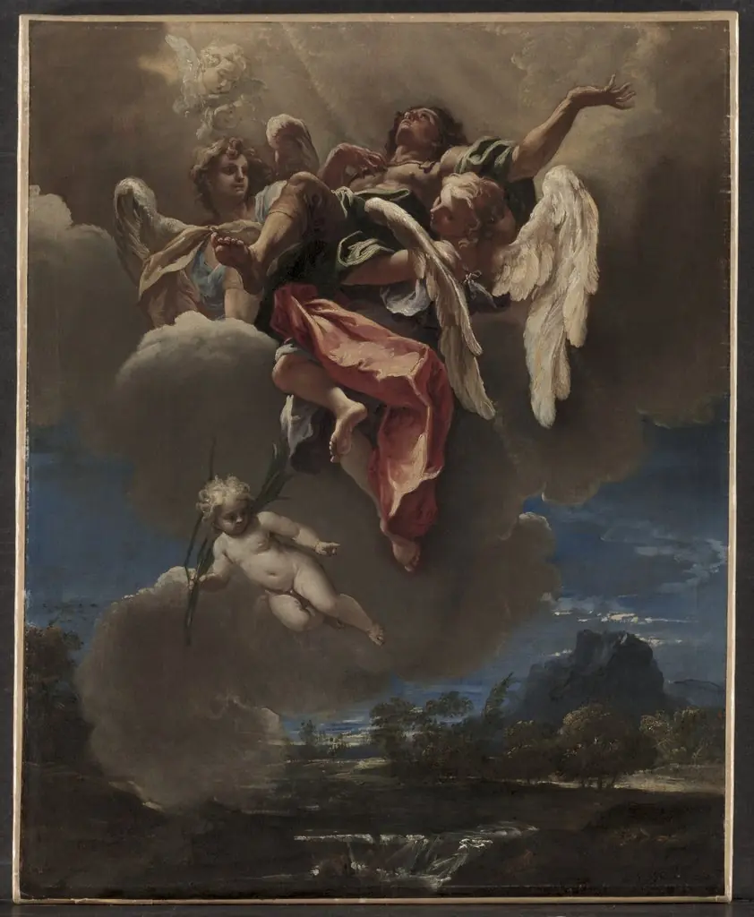 Study for "An Apotheosis of a Saint" (for San Bernardino dei Morti, Milan), by Sebastiano Ricci