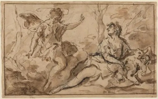 The Angel Appearing to Hagar and Ishmael, by Sebastiano Ricci