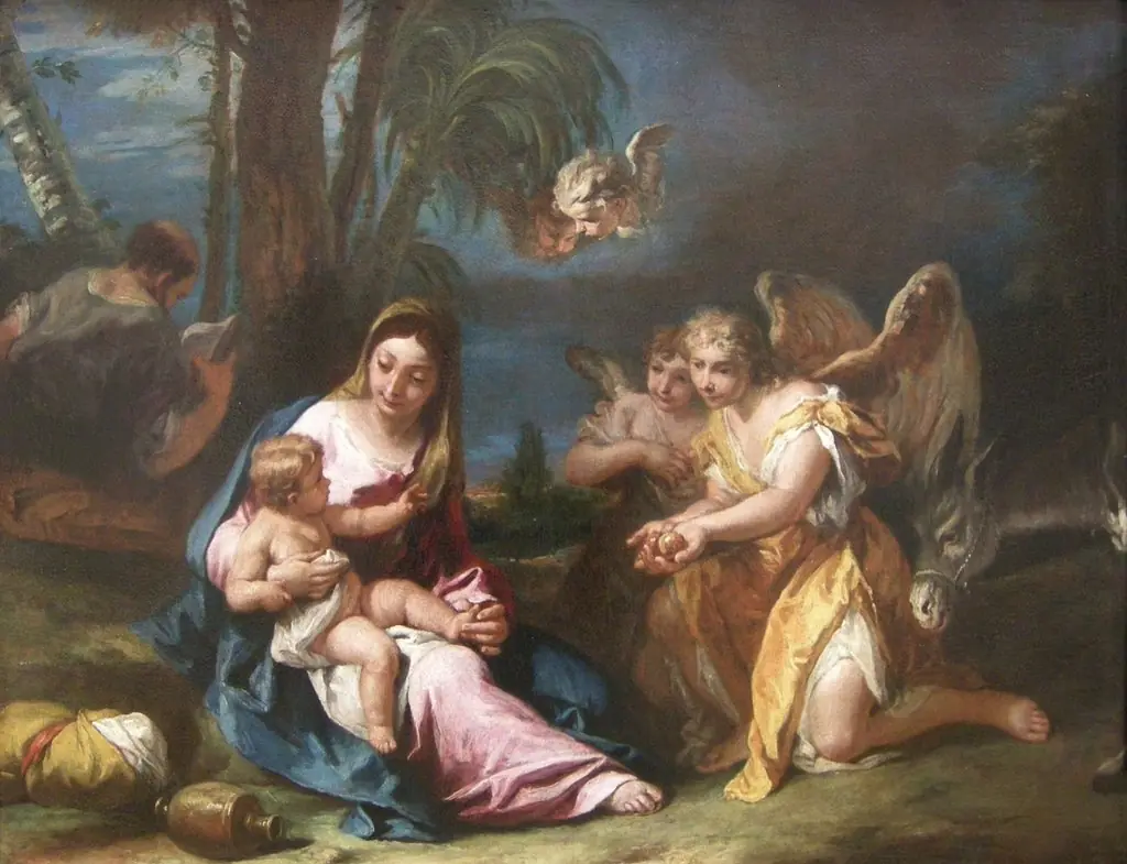 The Rest on The Flight into Egypt, by Sebastiano Ricci