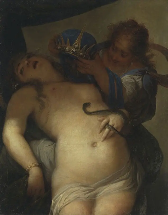 Tod der Kleopatra, by Sebastiano Ricci