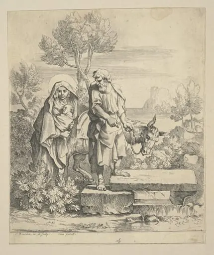 Flight into Egypt, by Sébastien Bourdon