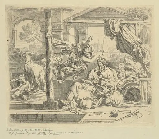 The Dream of Saint Joseph, by Sébastien Bourdon