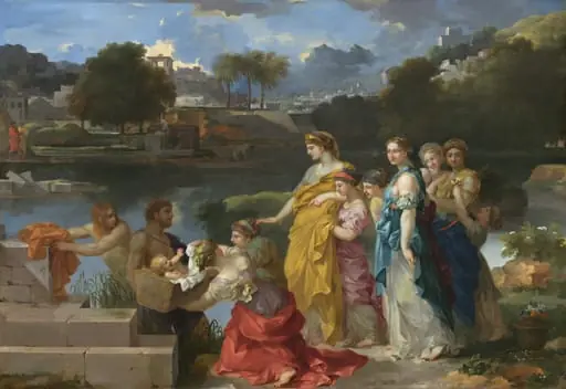 The Finding of Moses, by Sébastien Bourdon