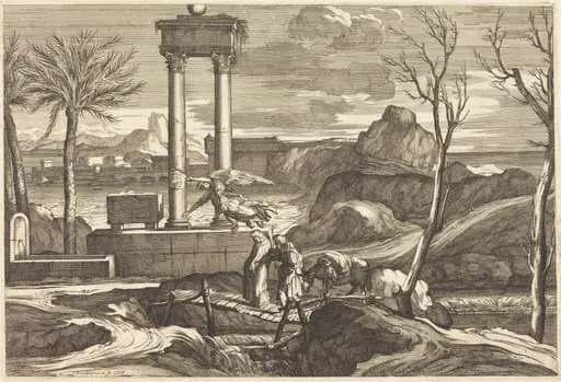The Flight into Egypt, by Sébastien Bourdon