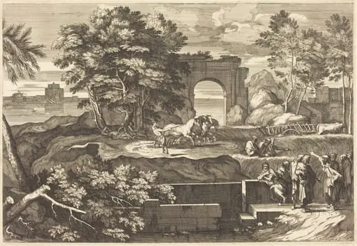 The Pharisees Complain to Our Lord, by Sébastien Bourdon