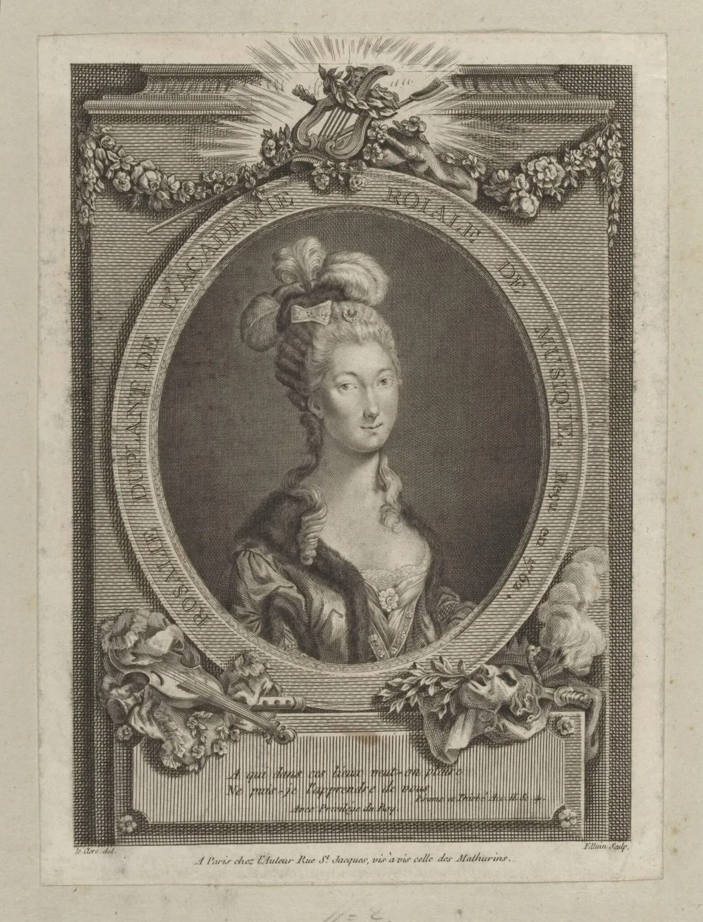 H Beard Print Collection, by Sébastien Le Clerc, 1764