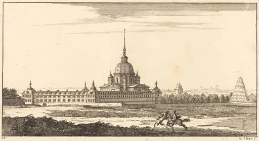 Landscape with Monastery, by Sébastien Le Clerc I