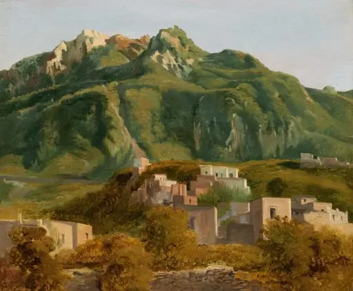 Village on the Island of Ischia, by Sébastien-Louis-Guillaume Norblin de la Gourdaine