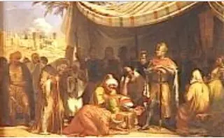 Capitulation of Ascalon on 19 August 1153, by Sébastien-Melchior Cornu