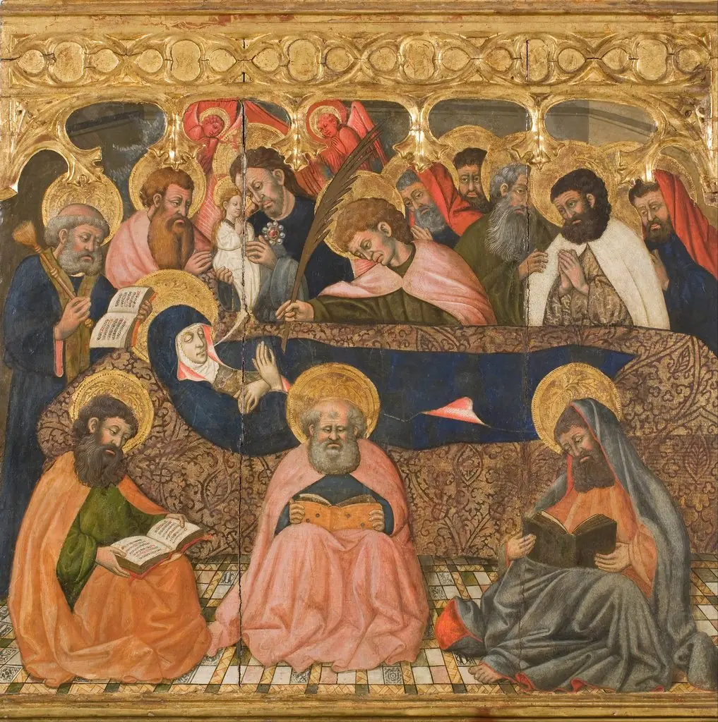Dormition of the Virgin, by Second Master of Estopanyà