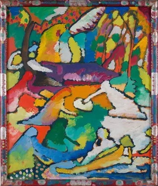 Section of Composition II, by Wassily Kandinsky