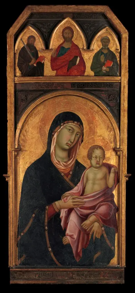 Madonna and Child, by Segna di Bonaventura