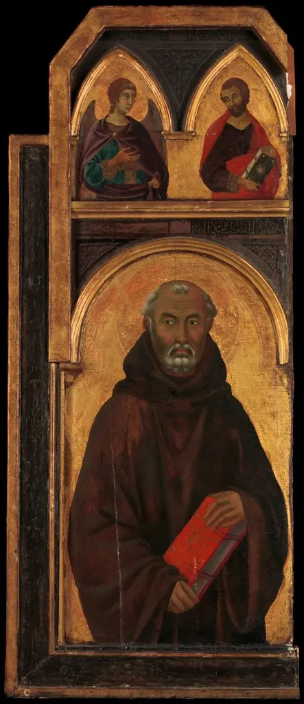 Saint Silvester Gozzolini, by Segna di Bonaventura