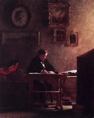 Self-portrait, by Eastman Johnson