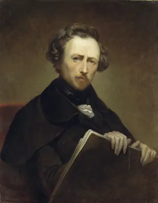 Self Portrait at age of 43, by Ary Scheffer