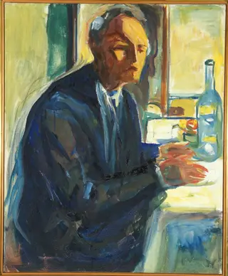 Self-Portrait at the Wedding Table