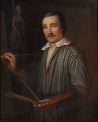 Self portrait, Erik Wahlbergson (1808-1865), artist