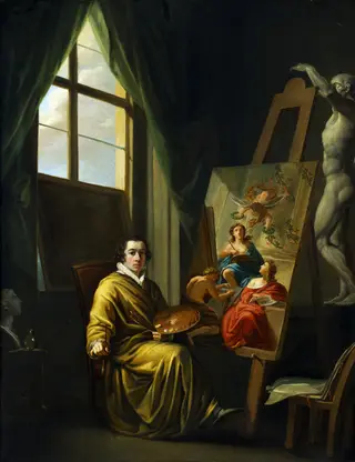 Self-Portrait in the Studio