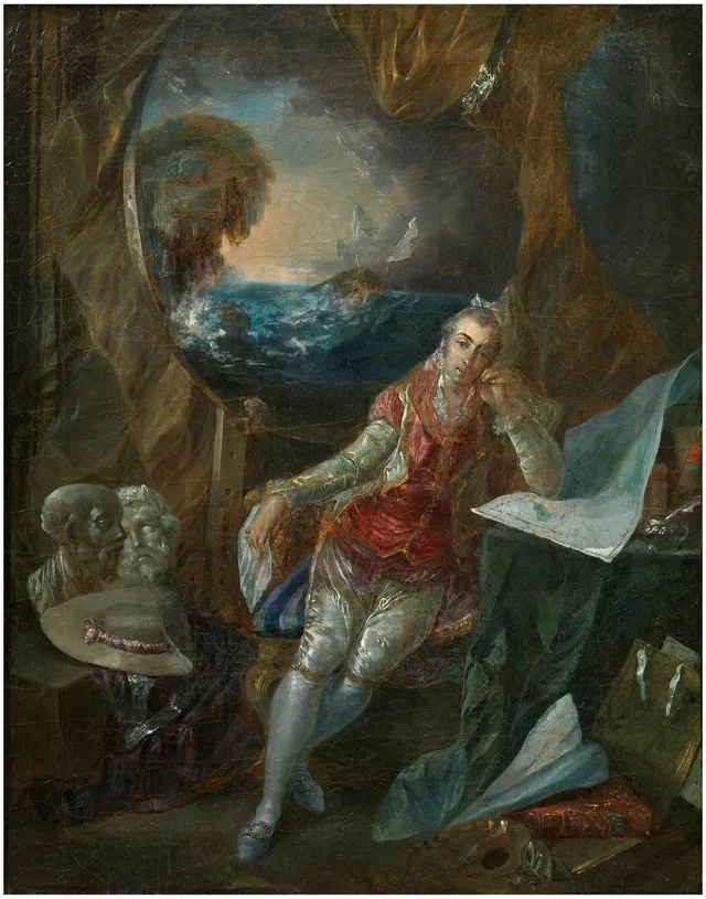 Self-portrait of the Artist in his Studio