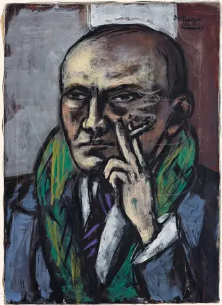 Self Portrait with Cigarette