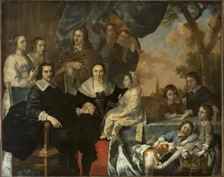 Self-portrait with the family