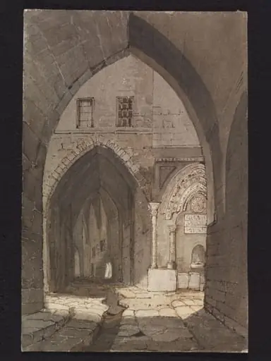 Fountain at Jerusalem near the House of Dives, by Selina Bracebridge