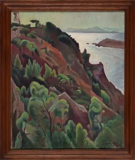 Landscape (rock and sea)